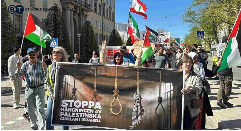 Thousands Rally in Stockholm Against Israeli Strikes in Gaza and Lebanon
