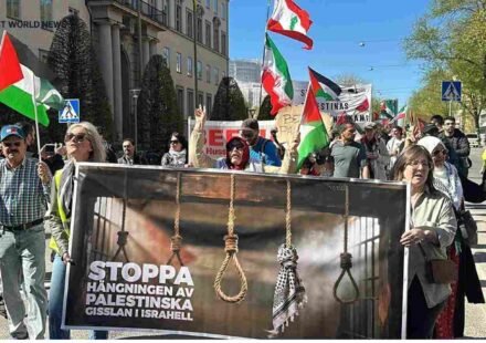 Thousands Rally in Stockholm Against Israeli Strikes in Gaza and Lebanon