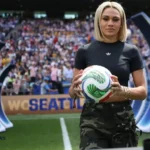 Russell Wilson, Ciara, and Trinity Rodman were in attendance for the USA vs. Australia match