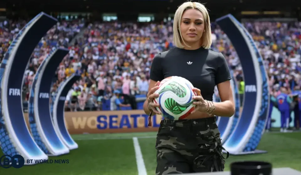 Russell Wilson, Ciara, and Trinity Rodman were in attendance for the USA vs. Australia match