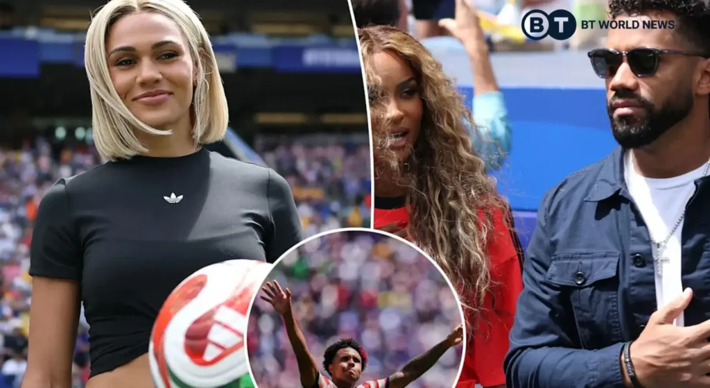 Russell Wilson, Ciara, and Trinity Rodman were in attendance for the USA vs. Australia match