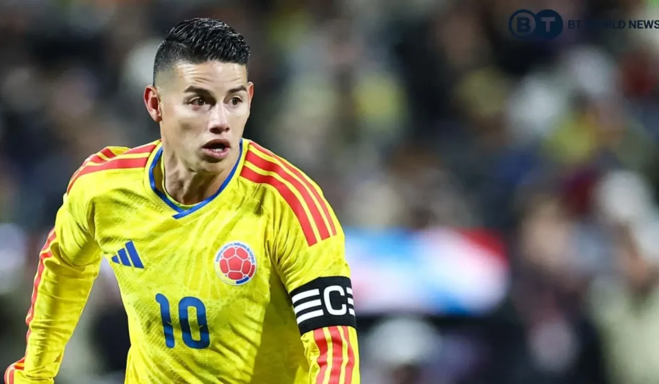 James Rodríguez Represents Colombia at the 2026 World Cup at Age 34